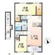 写真:リッチレジデンスB(Rich Residence B) 2階207の間取図