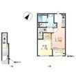 ラ・クレアージュの間取図