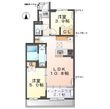 ウェストビレッヂⅡの間取図