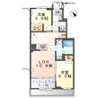 ZEUS野田Ⅰの間取図