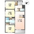 (仮)名護市屋部3LDK新築マンションの間取図