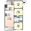 (仮)名護市屋部3LDK新築マンションの間取図