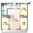 (仮)名護市屋部3LDK新築マンションの間取図
