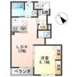 仮)元吉田町新築アパートの間取図