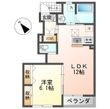 仮)元吉田町新築アパートの間取図