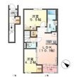 ソラーレ(東松山市松山町 アパートⅡ期新築工事)の間取図