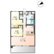ALUNA箱崎の間取図