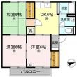 セジュールかもべの間取図