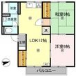 セジュールかもべの間取図
