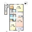 富山市掛尾町新築アパートの間取図