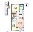 木曽川町門間南屋敷新築アパートの間取図