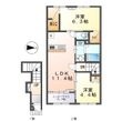 沼津市東椎路新築アパートの間取図