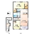 沼津市東椎路新築アパートの間取図