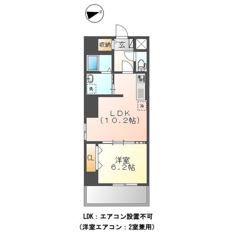 拡大写真:仮)八広4丁目店舗マンション新築工事 2階202の間取り