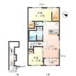 流山市野々下　Ａ棟アパートの間取図