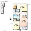 流山市野々下　Ｂ棟アパートの間取図