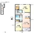 流山市野々下　Ｂ棟アパートの間取図