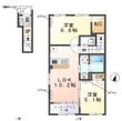 流山市野々下　Ｂ棟アパートの間取図