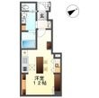 コーポ峯のハタの間取図