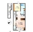 コーポ峯のハタの間取図