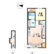 西宮市山口町下山口　アパート新築工事の間取図