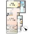 船橋市飯山満町新築アパート（仮称）の間取図