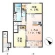 船橋市飯山満町新築アパート（仮称）の間取図