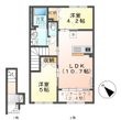 船橋市飯山満町新築アパート（仮称）の間取図