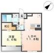 フォレスト離宮Bloomの間取図
