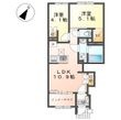 仮)中央区上溝新築アパートの間取図