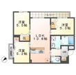 （仮）浦添市宮城Ｙ様新築マンションの間取図