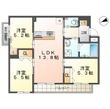 （仮）浦添市宮城Ｙ様新築マンションの間取図
