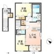 つくば市大角豆新築アパート（仮の間取図