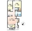 【新築】清水区船原アパートの間取図