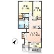 【新築】清水区船原アパートの間取図