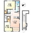 (仮称)千葉市若葉区小倉町新築アパートの間取図