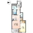 黒岩新築アパートの間取図