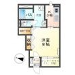 新潟市秋葉区中野新築アパートの間取図