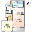 チャコールⅡ番館の間取図