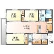 仮】読谷村ときわ3LDK新築マンションの間取図