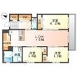 仮】読谷村ときわ3LDK新築マンションの間取図