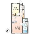 つくば市花畑新築アパート（仮の間取図
