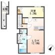 つくば市花畑新築アパート（仮の間取図