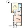 尾張旭市旭ヶ丘山の手新築アパートの間取図