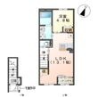 グランピュアⅡの間取図