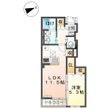 仮)藤江新築アパートA棟の間取図