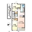 仮)藤江新築アパートA棟の間取図