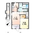 仮)那珂市菅谷字寄居新築アパートの間取図