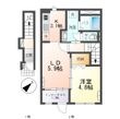 仮)那珂市菅谷字寄居新築アパートの間取図