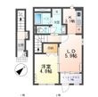 仮)那珂市菅谷字寄居新築アパートの間取図